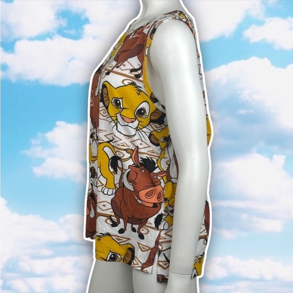 ❤️ DISNEY The Lion King Muscle Tank Top Simba Timon Pumbaa Disneybounding - Picture 3 of 9
